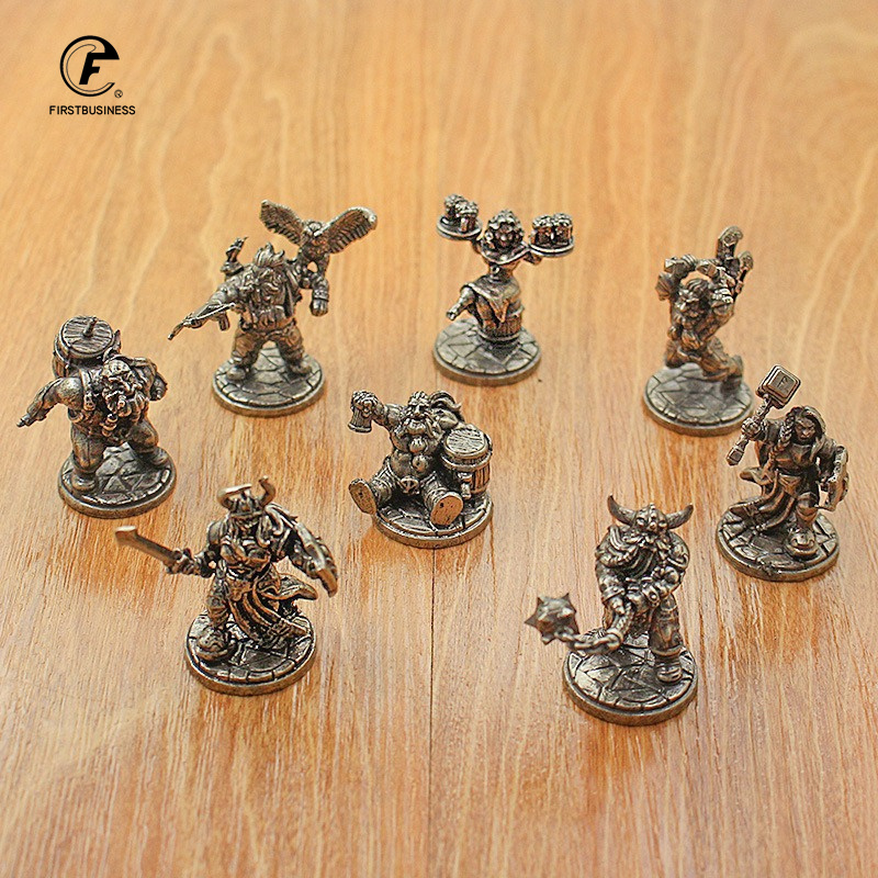 Board Game Vantage - Estátua de guerreiro anão em miniatura