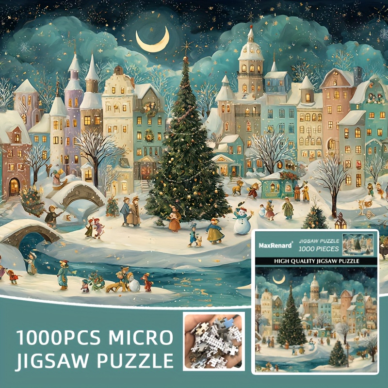 Jigsaw Puzzle Adult - Quebra-Cabeças de Natal para Adultos -