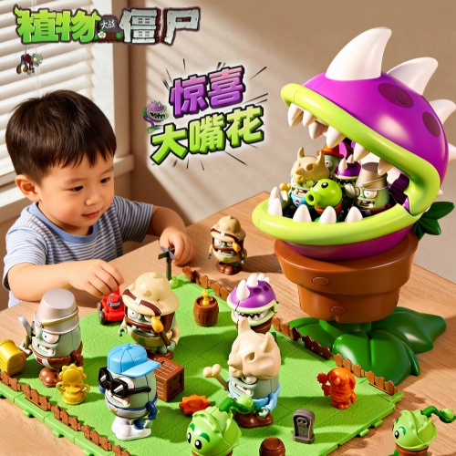 Board Game Zombie - Plants Vs Zombies: Kit de Montagem