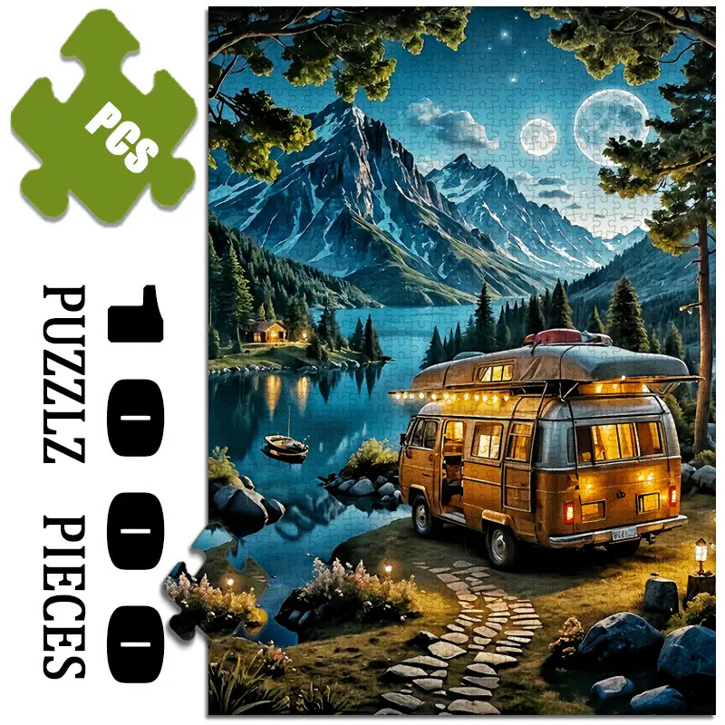 Jigsaw Puzzle Adult - Quebra-cabeça grande de 1000 peças -
