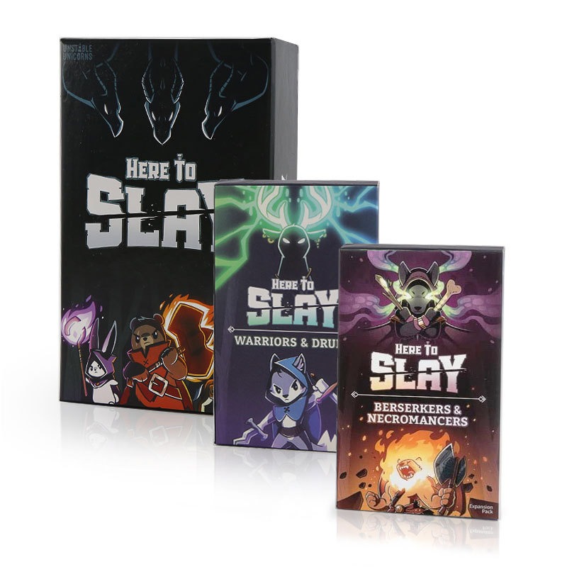 Board Game Here To Slay - Coleção de Jogos de Estratégia Slay