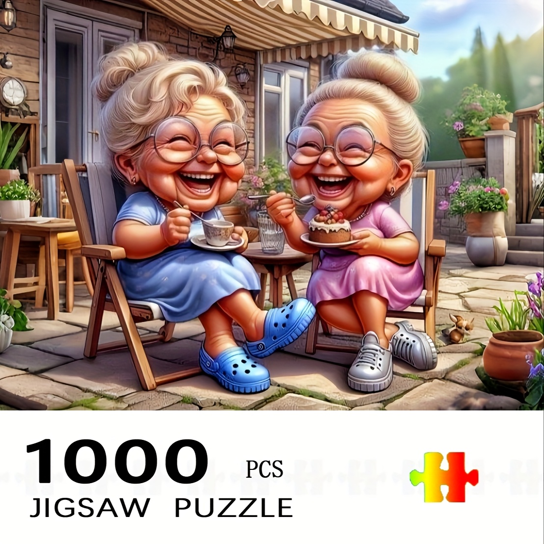 Jigsaw Puzzle Adult - 1000 pçs quebra-cabeça de chá da
