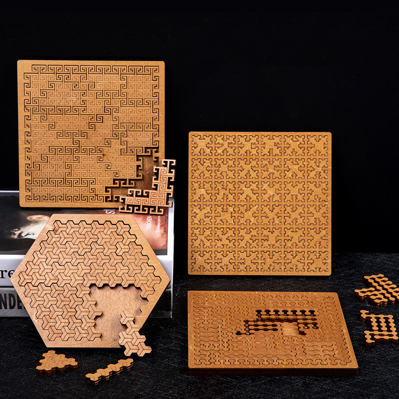 Jigsaw Puzzle Adult - Quebra-cabeça de madeira impossível iq quebra-cabeças