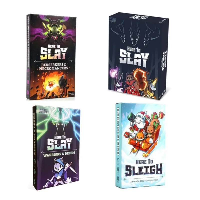 Board Game Here To Slay - Aqui para escotar aqui para trenó
