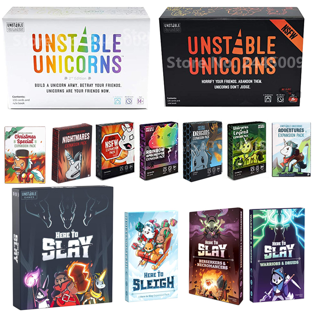 Board Game Zombie - Original Impression Bloody Unicorns Jogo de