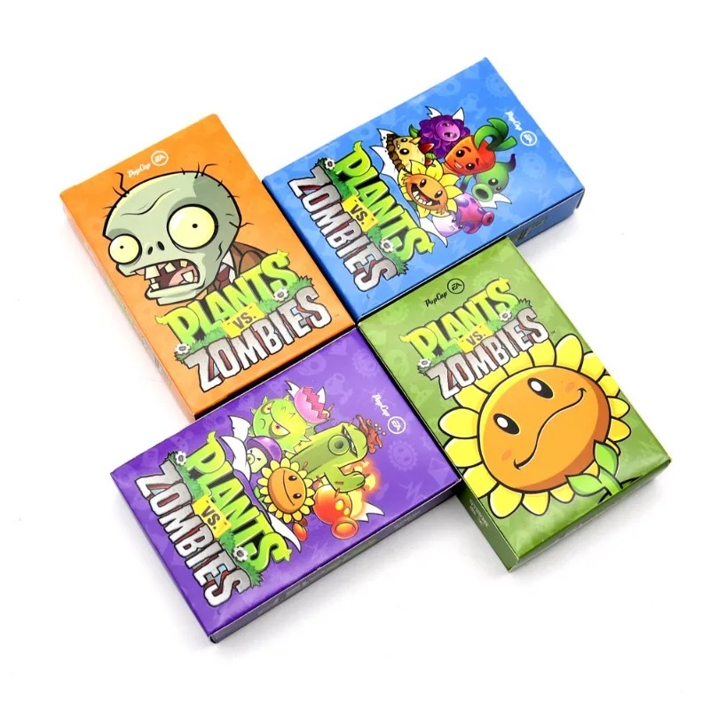 Board Game Zombie - Jogo Plants Vs. Zombies, Cartas de