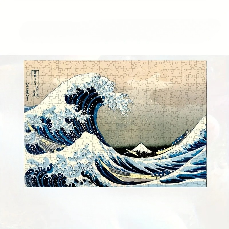 Jigsaw Puzzle Adult - Quebra-Cabeça A Grande Onda de Kanagawa