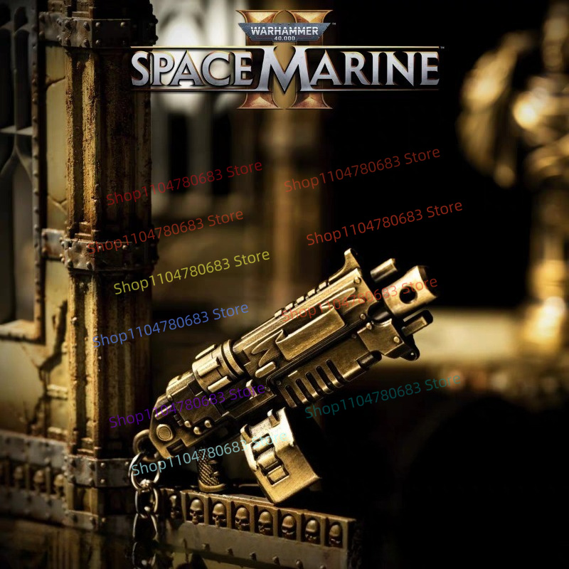 Board Game Warhammer 40K - Chaveiro 40K Space Marine 2 Bolter,