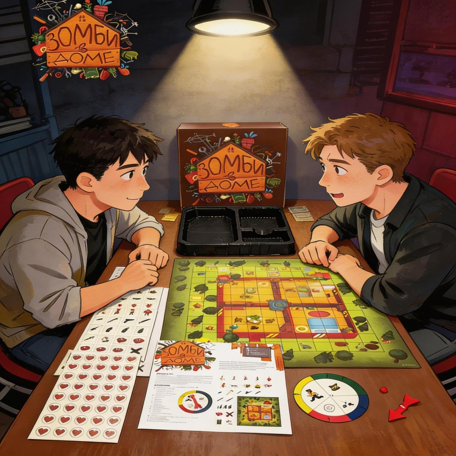 Board Game Zombie - Versão Russa do Jogo de Tabuleiro