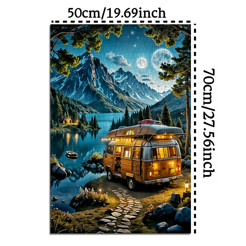 Quebra-cabeça grande de 1000 p - Jigsaw Puzzle Adult avaliação e preço