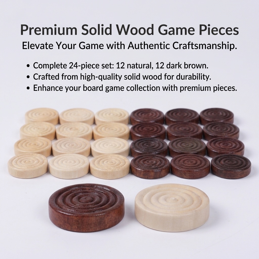 Conjunto de 24 Peças de Damas  - Board Game Vantage avaliação e preço