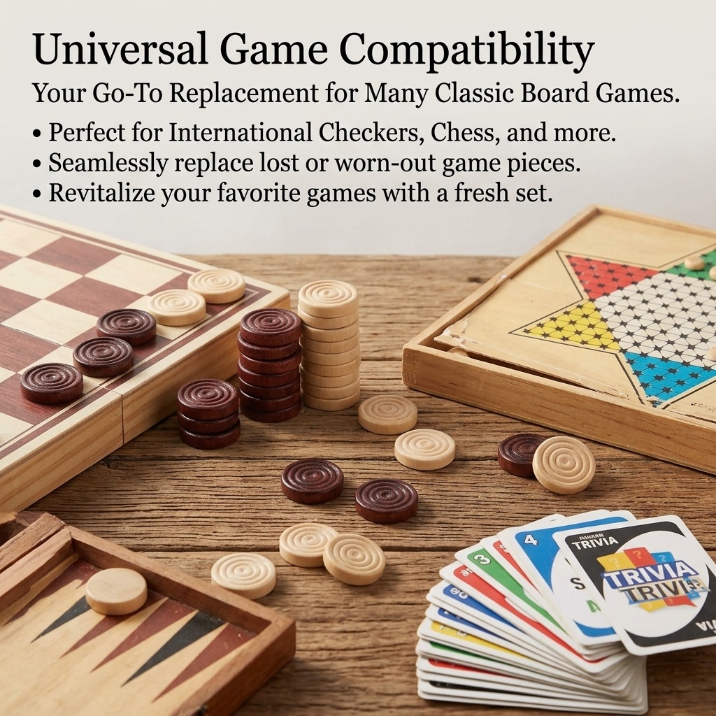 Conjunto de 24 Peças de Damas  - Board Game Vantage avaliação e preço