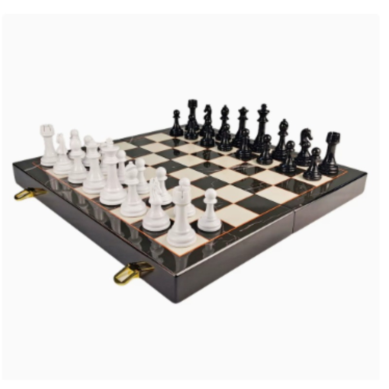 Conjunto de Xadrez de Madeira  - Board Game Family avaliação e preço