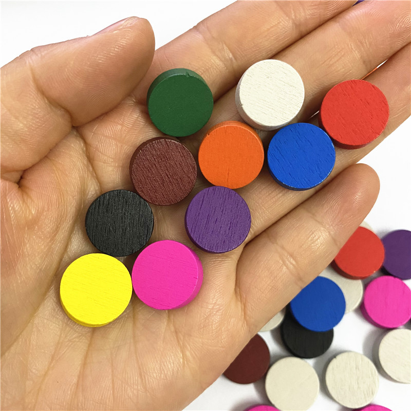 50 peças 15*5mm 11 cores disco - Board Game Quoridor avaliação e preço