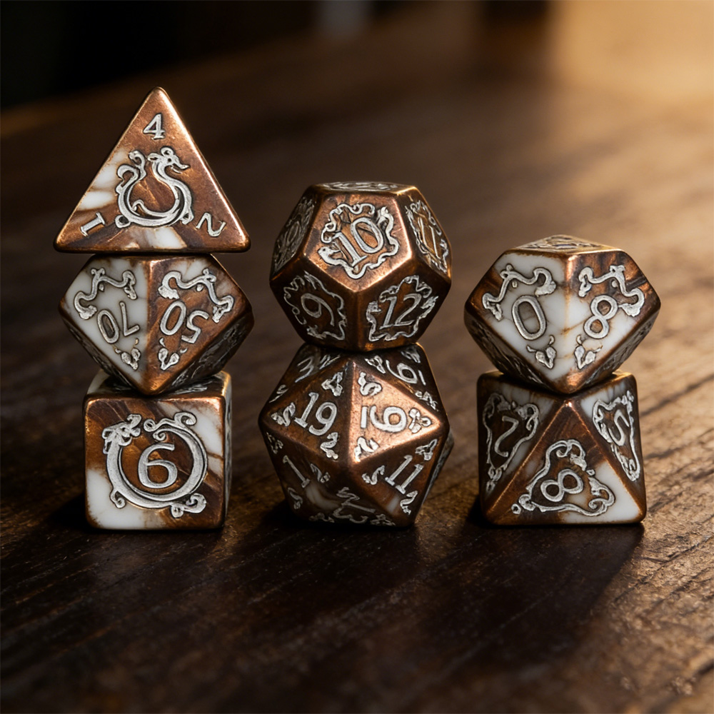Dnd dados 7 pçs/set dragão pad - Dice Set Polyhedral avaliação e preço
