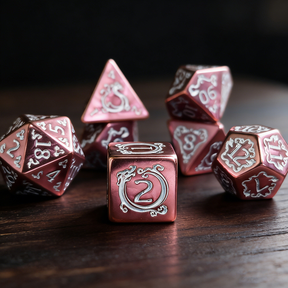 Dnd dados 7 pçs/set dragão pad - Dice Set Polyhedral avaliação e preço