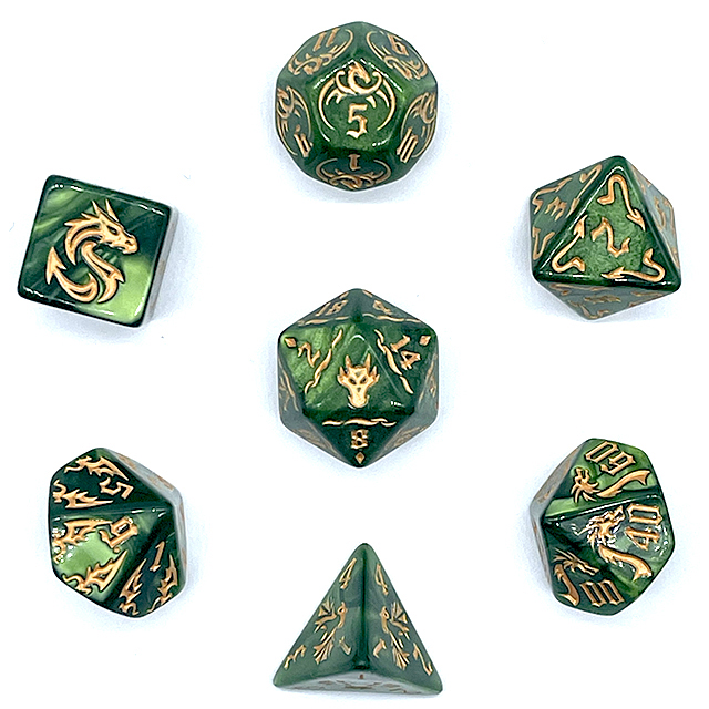Conjunto de dados DND de acríl - Dice Set Polyhedral avaliação e preço