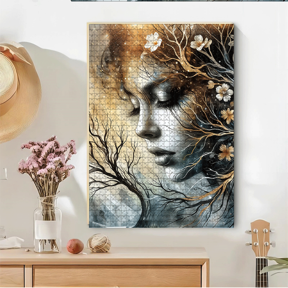 1000/500 peças-inspirado flor  - Jigsaw Puzzle Adult avaliação e preço