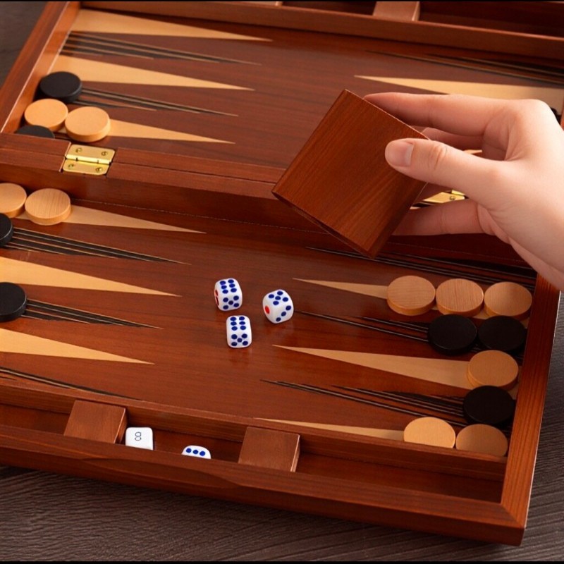 Jogo de Gamão em Madeira Sólid - Board Game Vantage avaliação e preço