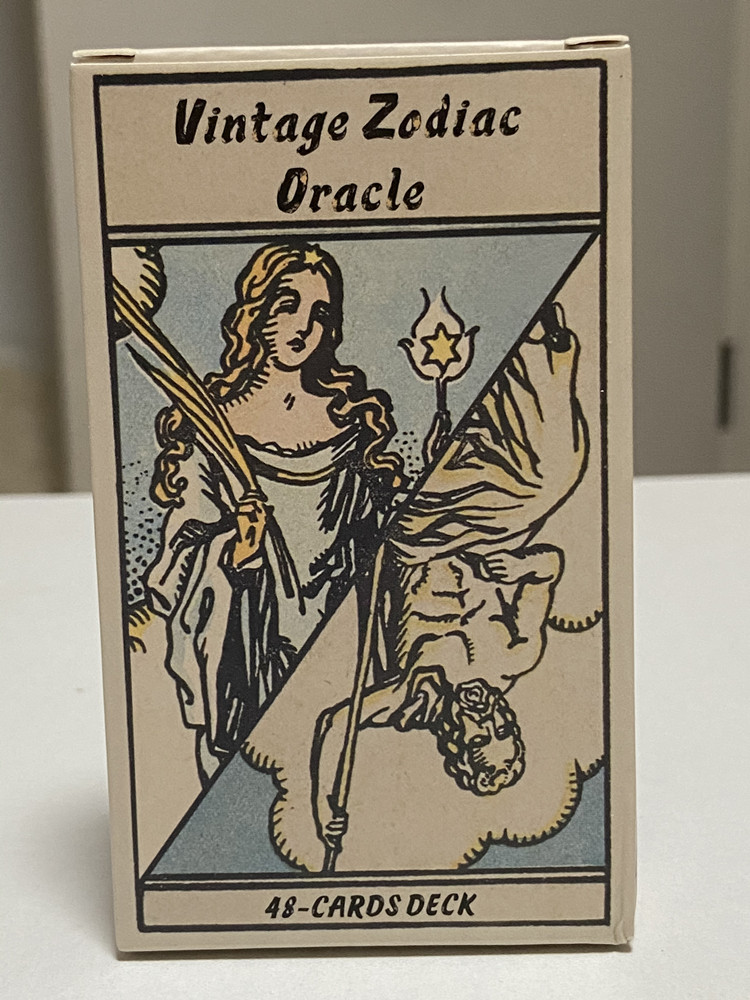 Cartões oracle do zodíaco vint - Board Game Vantage avaliação e preço