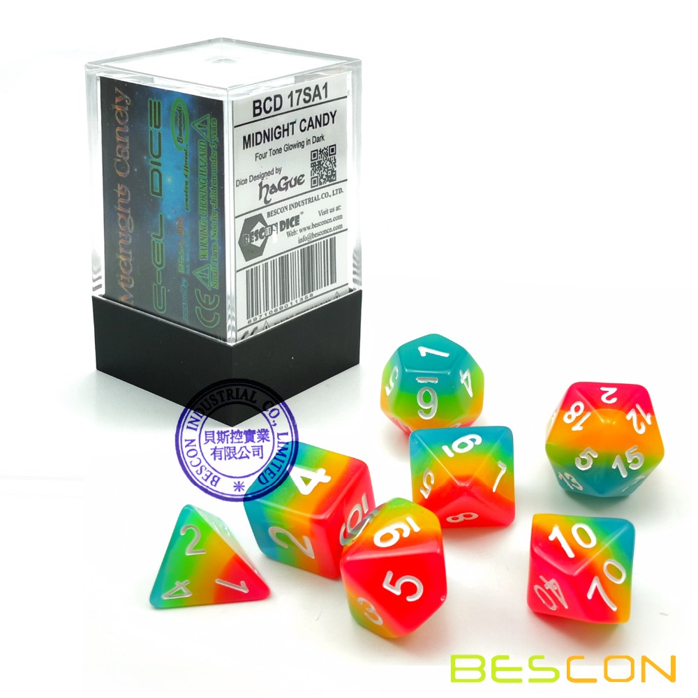 Bescon-conjunto de dados pisto - Dice Set Polyhedral avaliação e preço