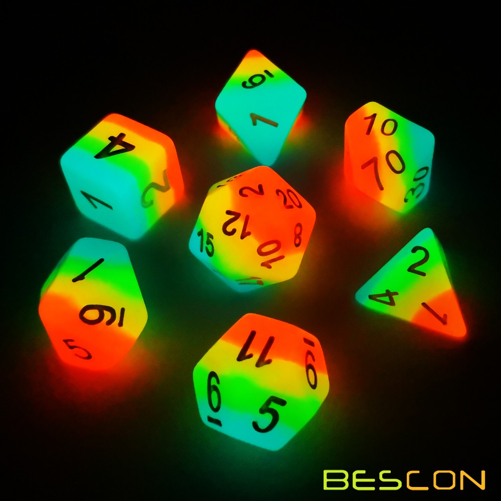 Bescon-conjunto de dados pisto - Dice Set Polyhedral avaliação e preço