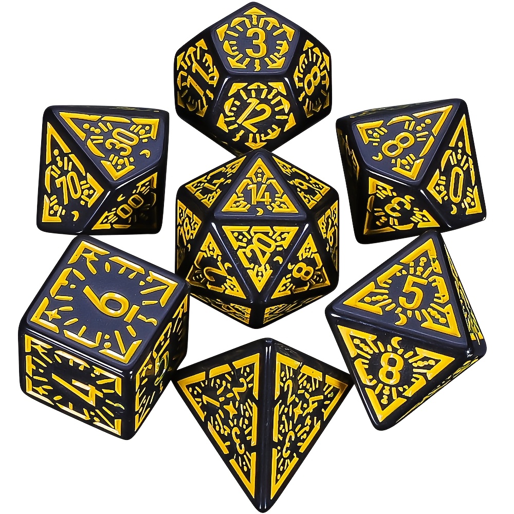Conjunto de Dados DND - 7 Peça - Dice Set Polyhedral avaliação e preço