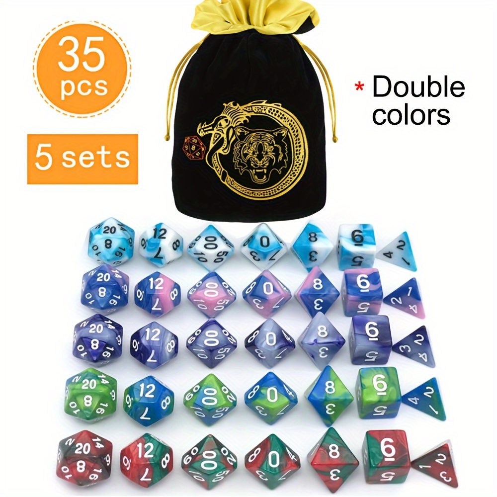 Conjunto de Dados Poliedrais D - Dice Set Polyhedral avaliação e preço