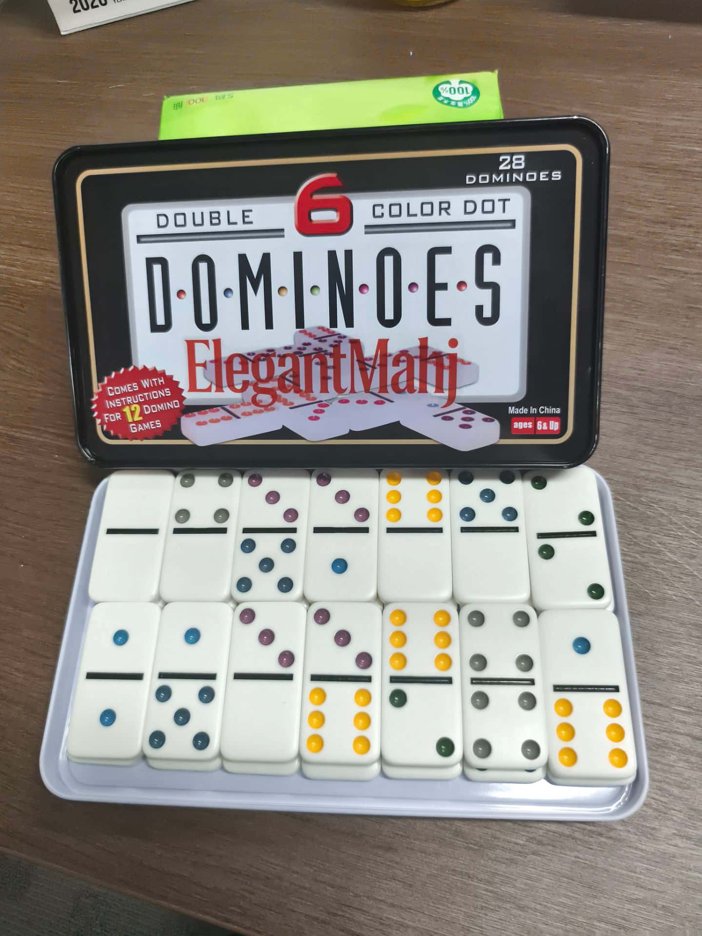 Conjunto de Dominó Elegante Ma - Board Game Family avaliação e preço