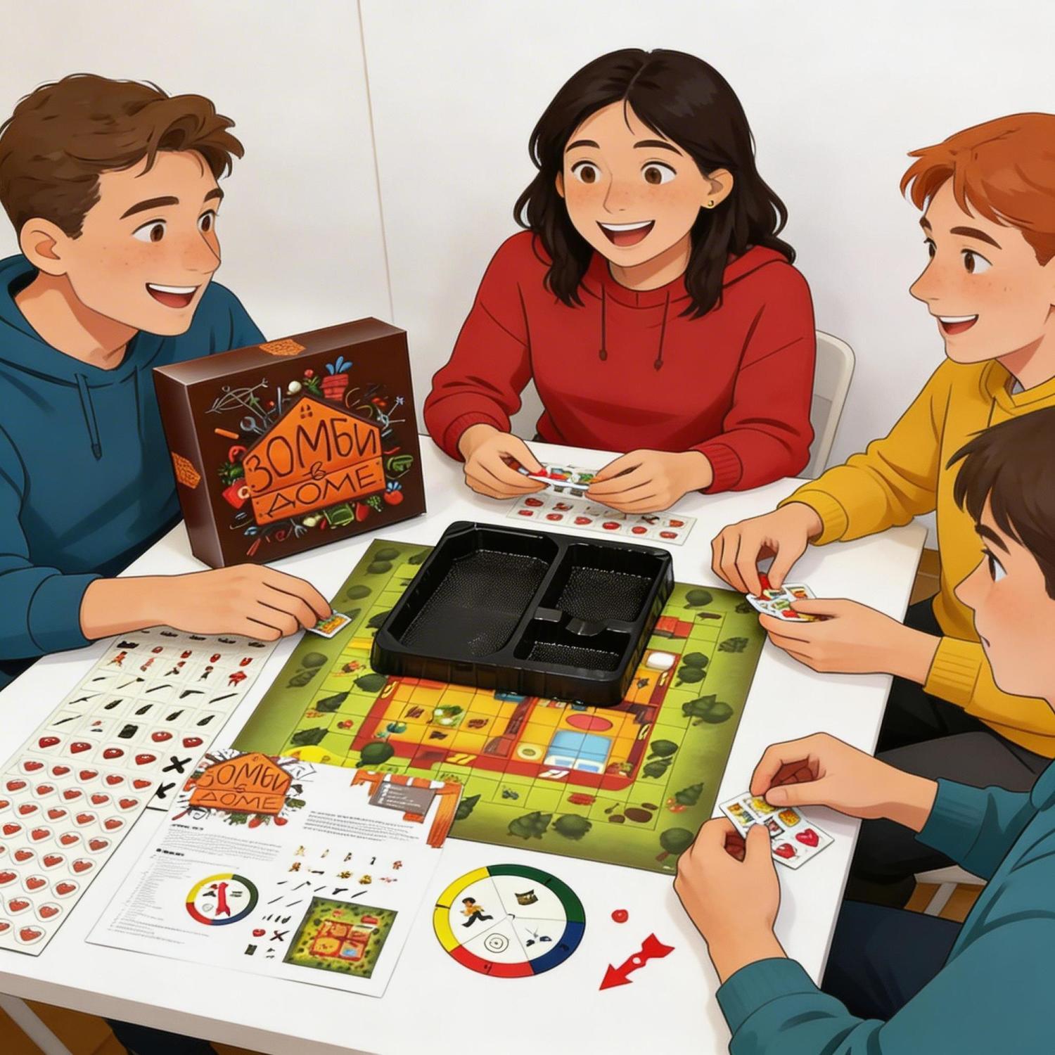 Versão Russa do Jogo de Tabule - Board Game Zombie avaliação e preço