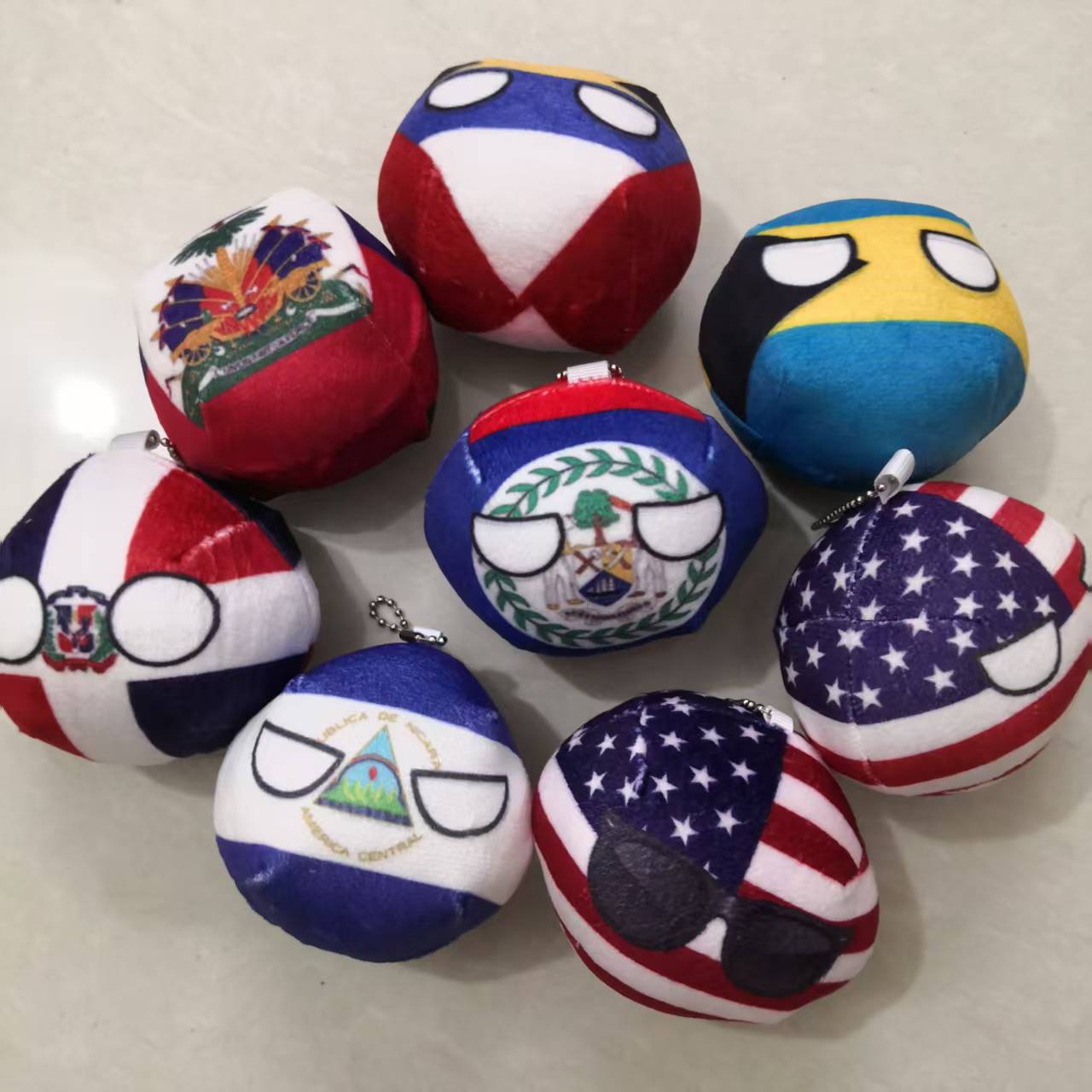 Countryballs chaveiro de pelúc - Board Game Jamaica avaliação e preço