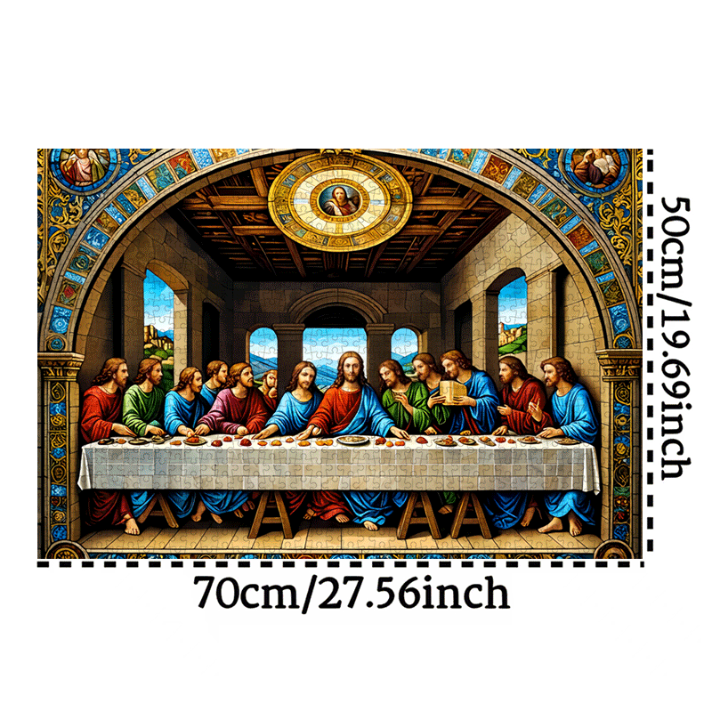 1000 peças última ceia de Leon - Jigsaw Puzzle Adult avaliação e preço